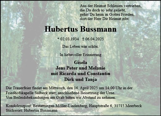 Hubertus Bussmann
