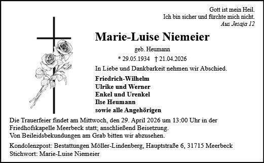 Marie-Luise Niemeier