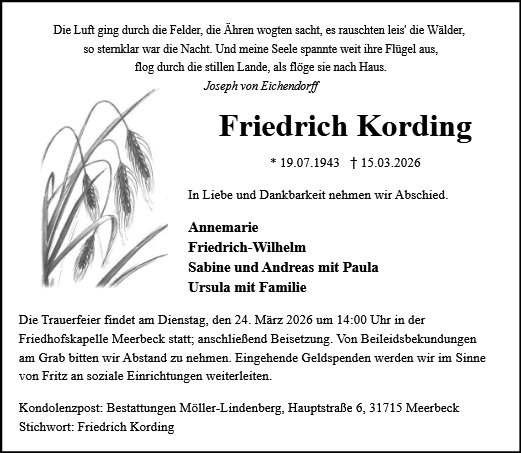 Friedrich Kording