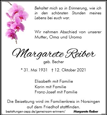 Margarete Reiber