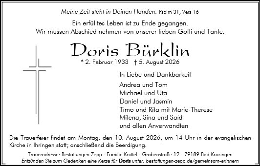 Doris Bürklin