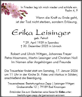 Erika Leisinger