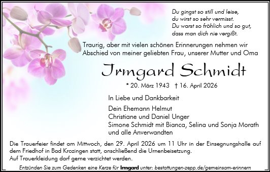 Irmgard Schmidt 