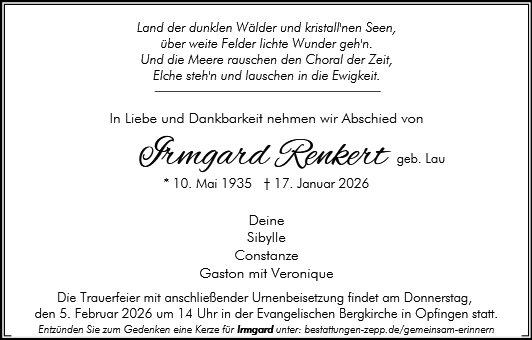 Irmgard Renkert 