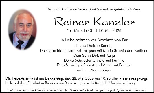 Reiner Kanzler