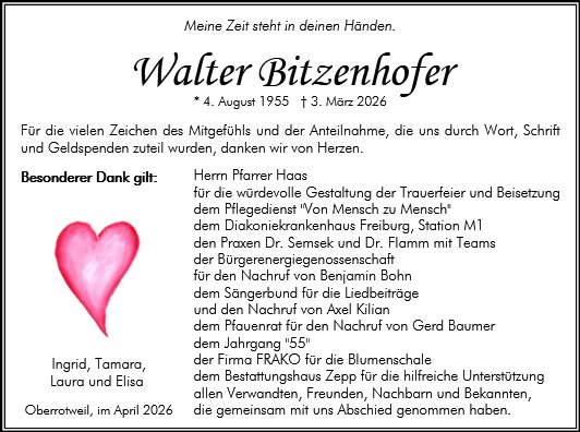 Walter Bitzenhofer