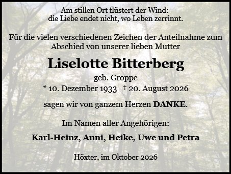 Liselotte Bitterberg