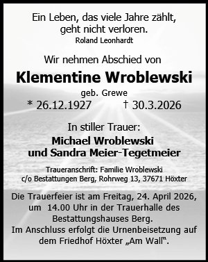 Klementine Wroblewski