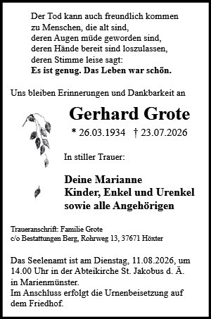 Gerhard Grote