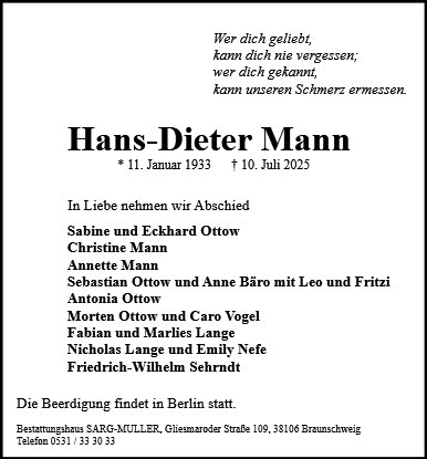 Hans-Dieter Mann 
