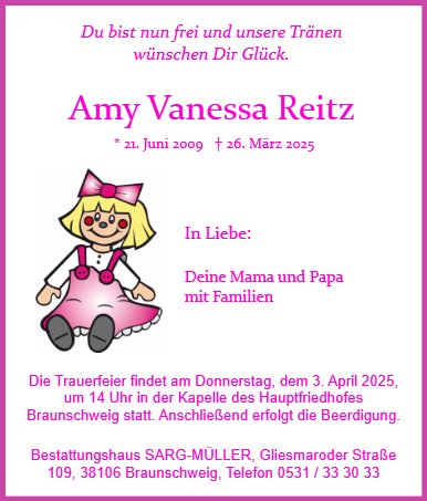 Amy Vanessa Reitz