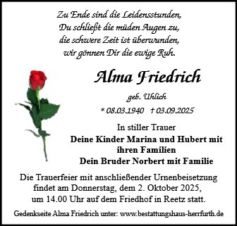 Alma Friedrich