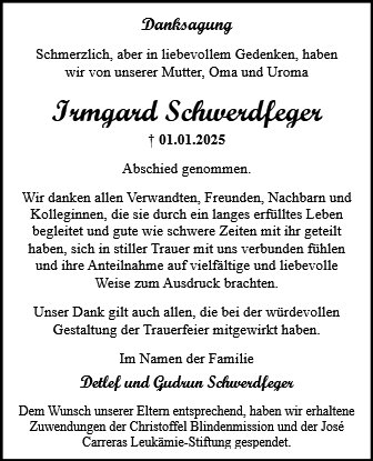 Irmgard Schwerdfeger