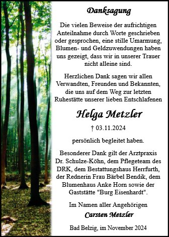 Helga Metzler