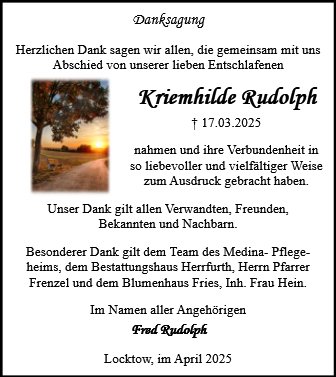 Kriemhilde Rudolph
