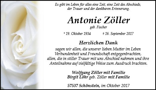 Antonie Zöller