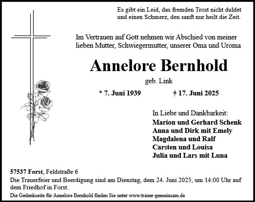 Annelore Bernhold