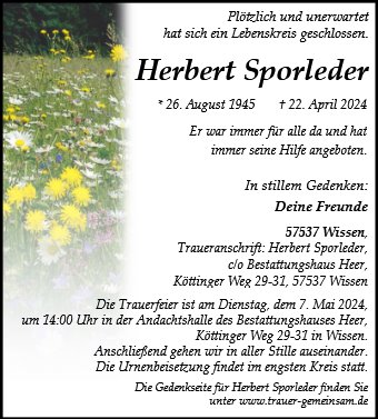 Herbert Sporleder