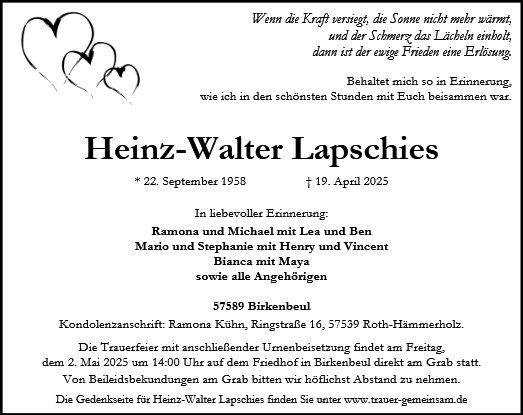 Heinz-Walter Lapschies
