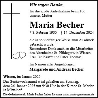 Maria Becher