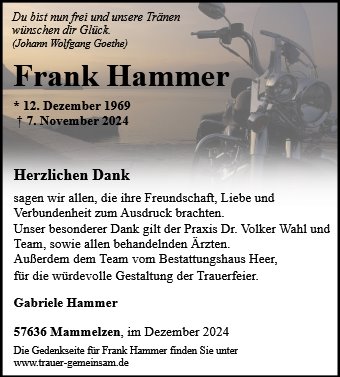 Frank Hammer