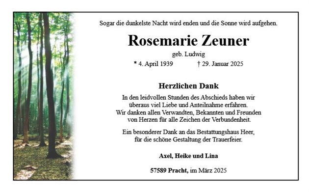 Rosemarie Zeuner