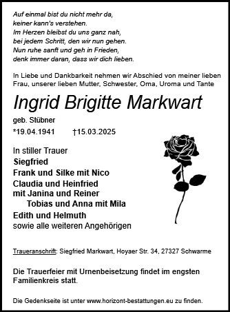 Ingrid Markwart