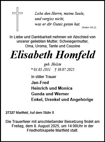 Elisabeth Homfeld