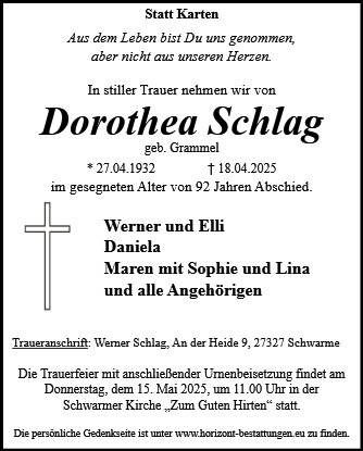 Dorothea Schlag