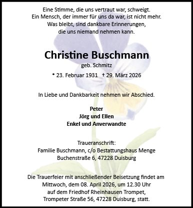 Christine Buschmann