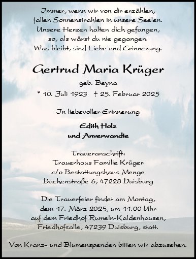 Gertrud Krüger