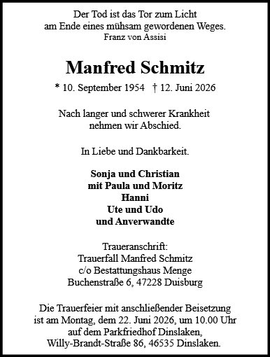 Manfred Schmitz