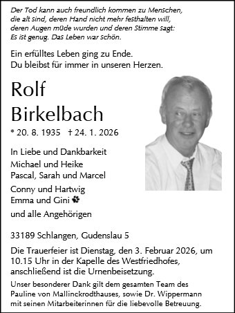 Rolf Birkelbach