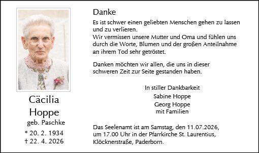 Cäcilia Hoppe