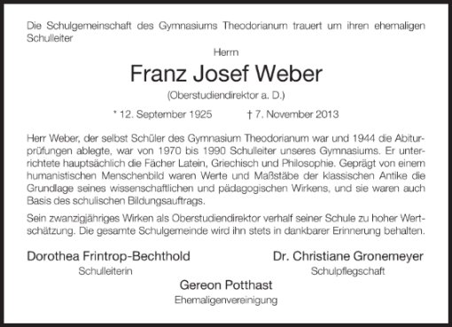 Franz-Josef Weber