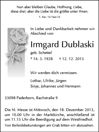 Irmgard Dublaski