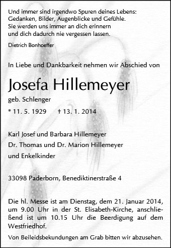 Josefa Hillemeyer