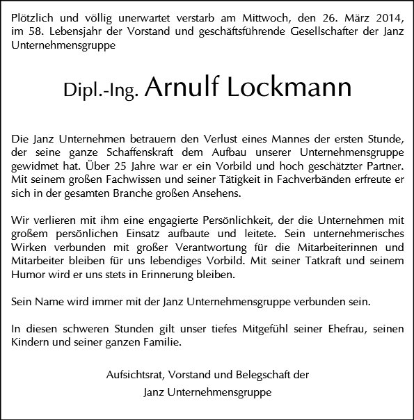 Arnulf Lockmann