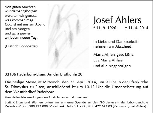 Josef Ahlers