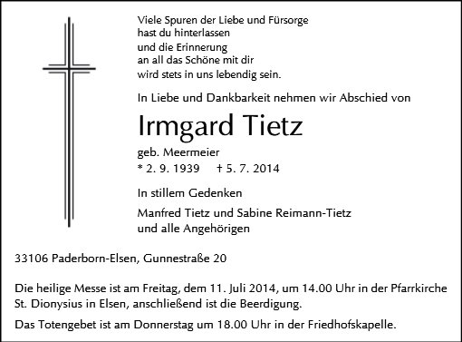 Irmgard Tietz