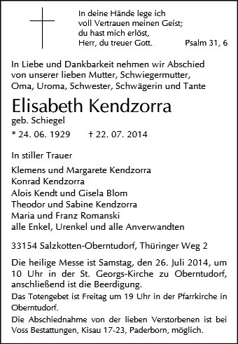 Elisabeth Kendzorra