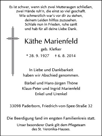 Käthe Marienfeld