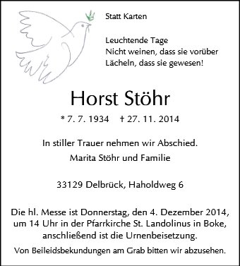 Horst Stöhr