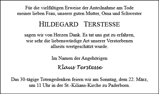 Hildegard Terstesse