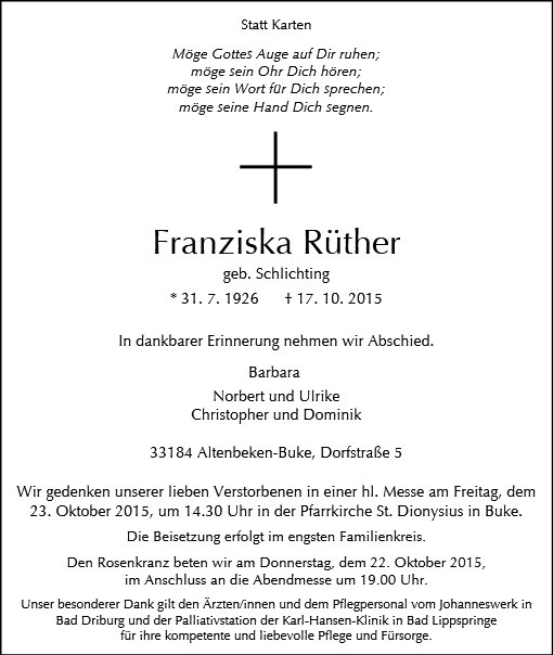 Franziska Rüther