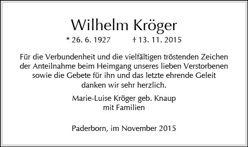 Wilhelm Kröger