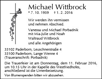 Michael Wittbrock