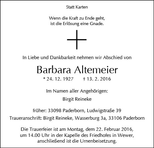 Barbara Altemeier