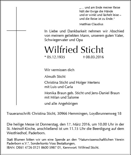 Wilfried Sticht