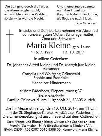 Maria Kleine